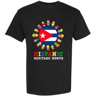 Cuban Flag Heritage Celebration Cuba Garment-Dyed Heavyweight T-Shirt