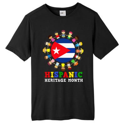 Cuban Flag Heritage Celebration Cuba Tall Fusion ChromaSoft Performance T-Shirt