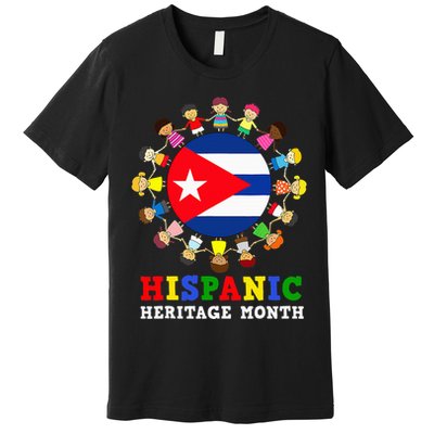 Cuban Flag Heritage Celebration Cuba Premium T-Shirt