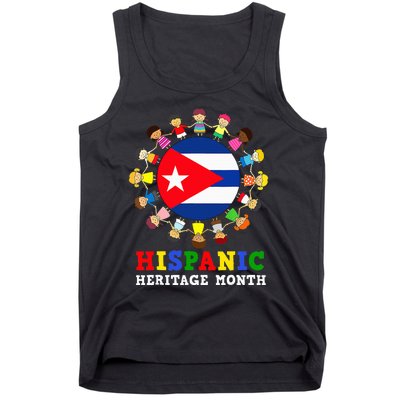 Cuban Flag Heritage Celebration Cuba Tank Top