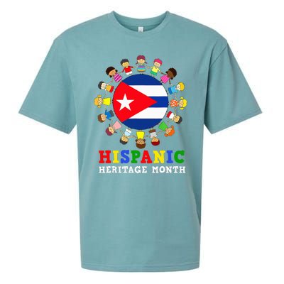 Cuban Flag Heritage Celebration Cuba Sueded Cloud Jersey T-Shirt