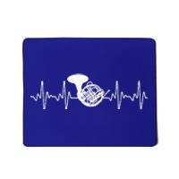 Cool French Horn Art For Marching Band Horn Player Mousepad