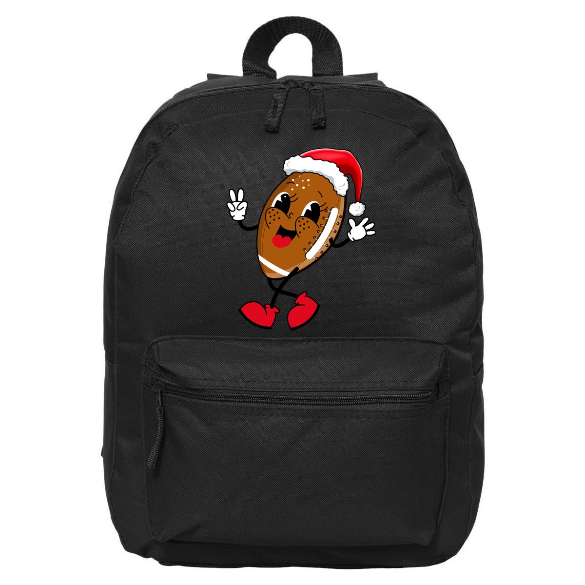 Christmas Football Holiday Sport 16 in Basic Backpack