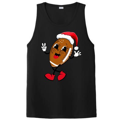 Christmas Football Holiday Sport PosiCharge Competitor Tank