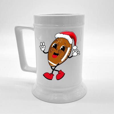 Christmas Football Holiday Sport Beer Stein