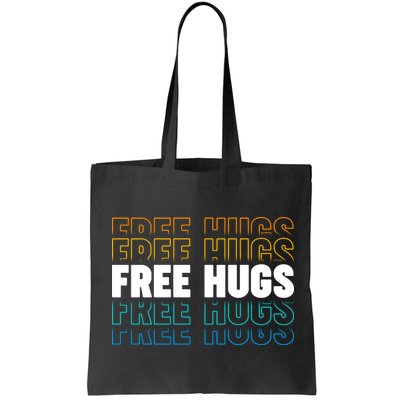 Colorful Free Hugs Pattern Bag