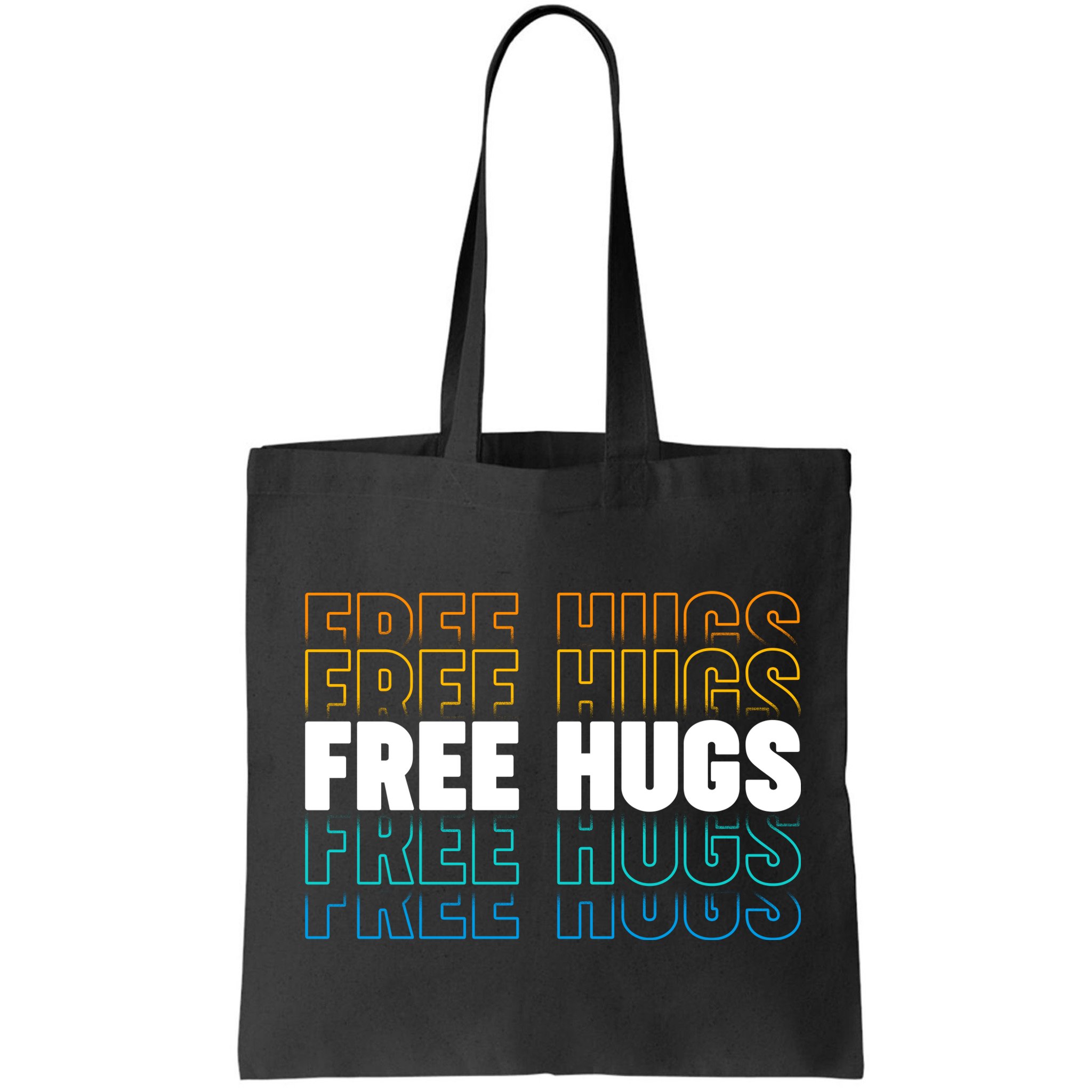 Colorful Free Hugs Pattern Bag