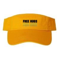 Colorful Free Hugs Pattern Visor