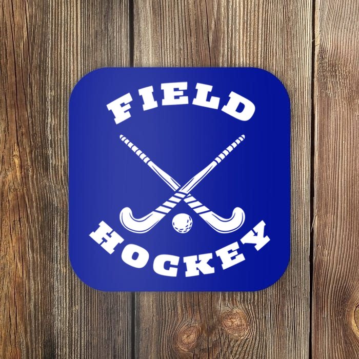 Circular Field Hockey Sticks Ball Great Gift Coaster