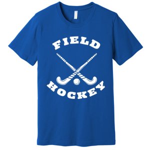 Circular Field Hockey Sticks Ball Great Gift Premium T-Shirt