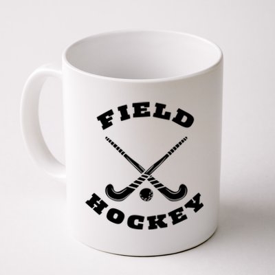 Circular Field Hockey Sticks Ball Great Gift Coffee Mug