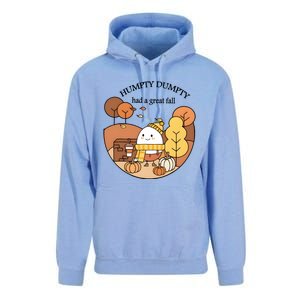 Cute Fall Hum!pty Dum!pty Had A Great Fall Unisex Surf Hoodie