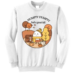 Cute Fall Hum!pty Dum!pty Had A Great Fall Sweatshirt