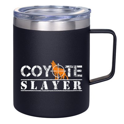 Coyote Funny Hunting Gift For Coyote Hunters 12oz Stainless Steel Coffee Mug