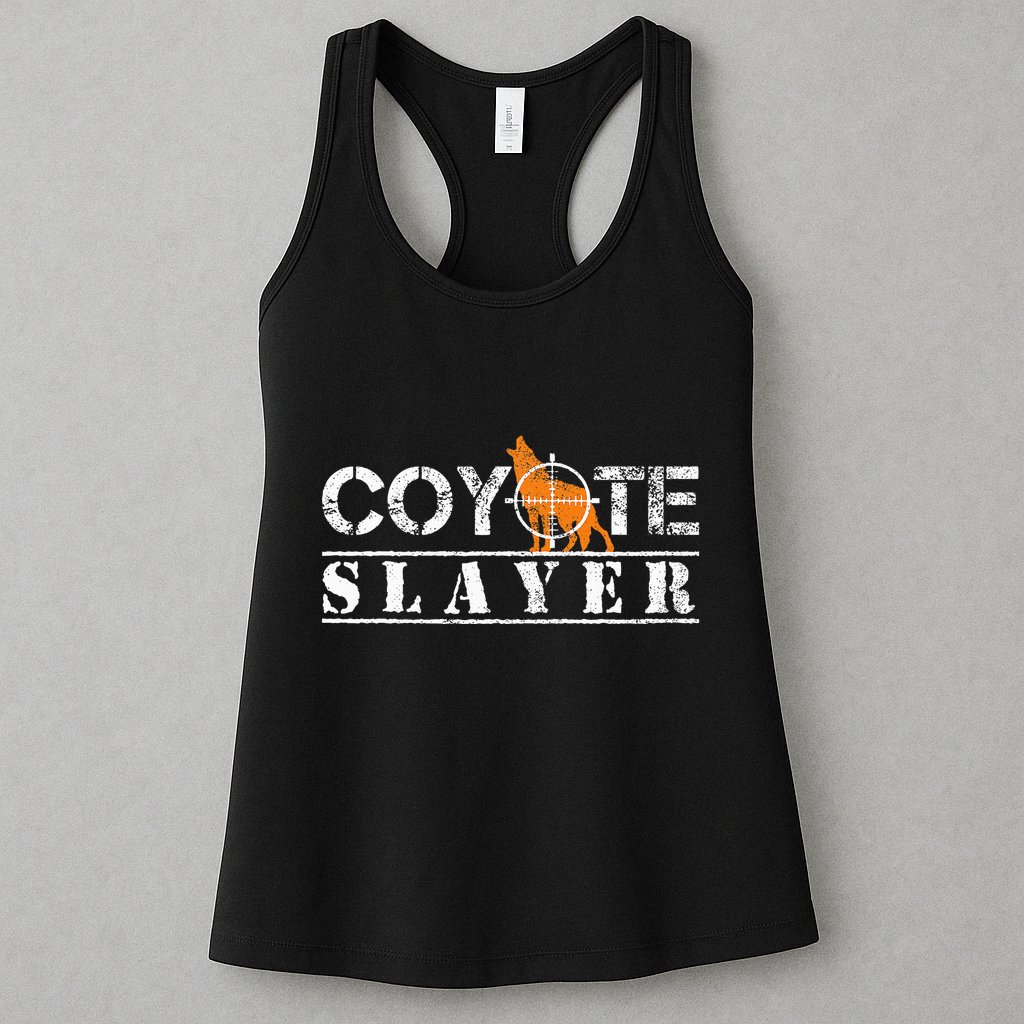 Coyote Funny Hunting Gift For Coyote Hunters Womens Tank Top