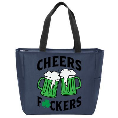 Cheers F*Ckers Hilarious St Patricks Day Zip Tote Bag