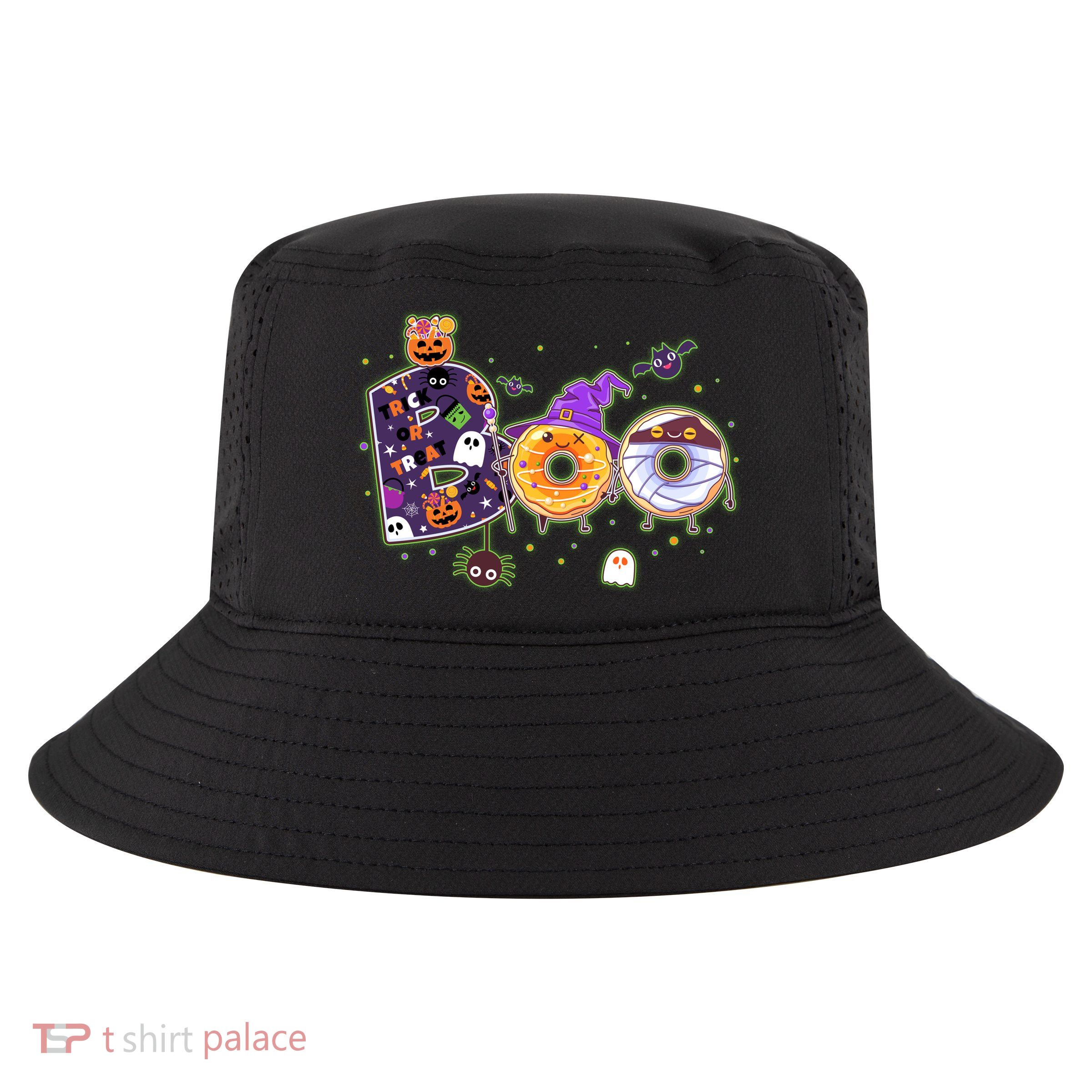 Cute Funny Halloween Boo Donuts Cool Comfort Performance Bucket Hat