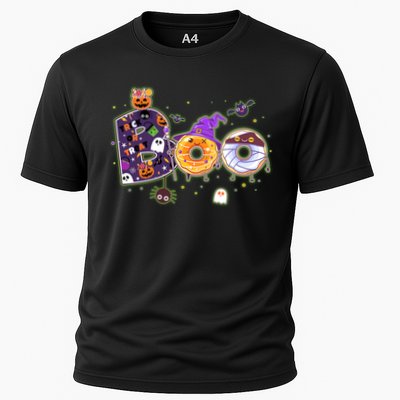 Cute Funny Halloween Boo Donuts Performance Shirt