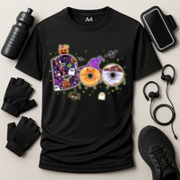 Cute Funny Halloween Boo Donuts Cooling Performance Crew T-Shirt