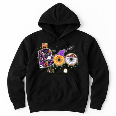 Cute Funny Halloween Boo Donuts Hoodie
