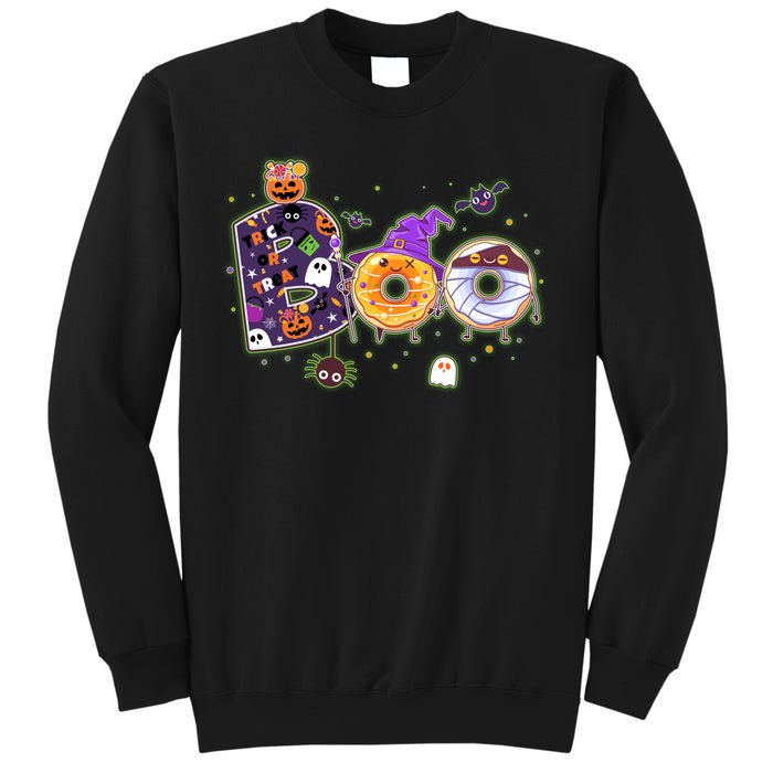 Cute Funny Halloween Boo Donuts Sweatshirt