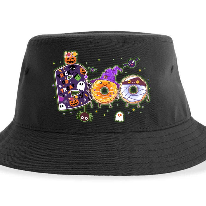 Cute Funny Halloween Boo Donuts Sustainable Bucket Hat