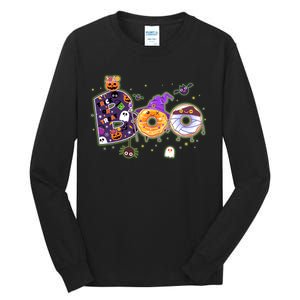 Cute Funny Halloween Boo Donuts Tall Long Sleeve T-Shirt