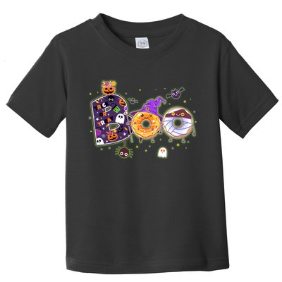 Cute Funny Halloween Boo Donuts Toddler T-Shirt