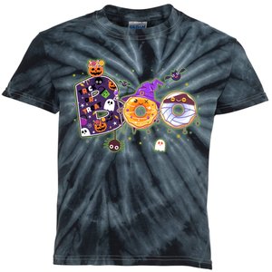 Cute Funny Halloween Boo Donuts Kids Tie-Dye T-Shirt