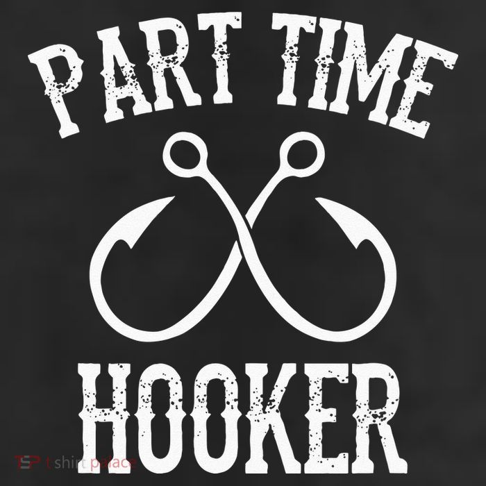 Classic Fishing Hooks Part Time Hooker 11oz C Handle Ceramic Mug