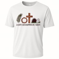 Christian Faith Happy Easter Day A Lot Can Happen In 7 Days Cooling Performance Crew T-Shirt