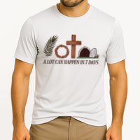 Christian Faith Happy Easter Day A Lot Can Happen In 7 Days Cooling Performance Crew T-Shirt