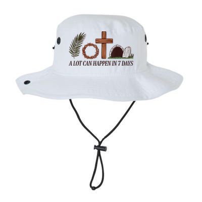 Christian Faith Happy Easter Day A Lot Can Happen In 7 Days Bucket Hat