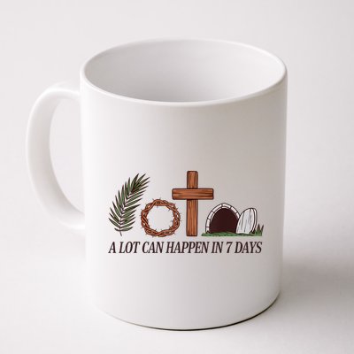 Christian Faith Happy Easter Day A Lot Can Happen In 7 Days Mug