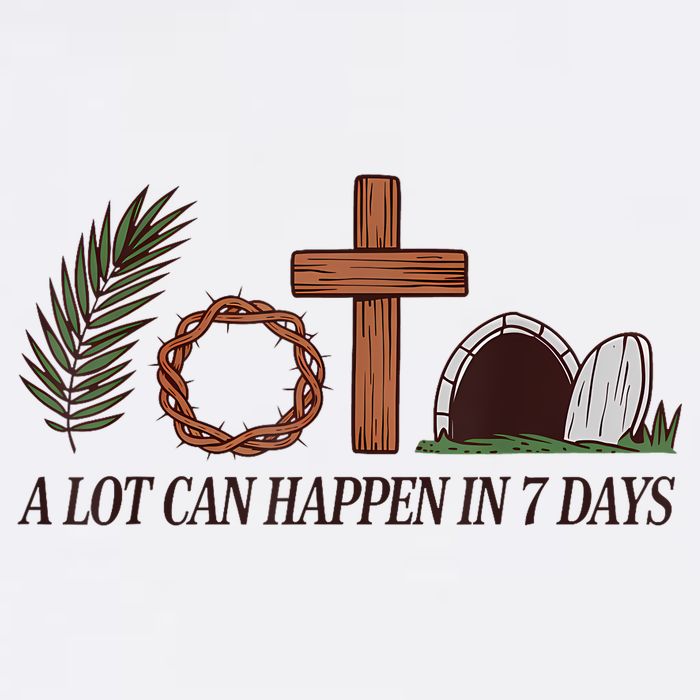 Christian Faith Happy Easter Day A Lot Can Happen In 7 Days Youth Performance Sprint T-Shirt