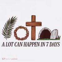 Christian Faith Happy Easter Day A Lot Can Happen In 7 Days Short Acrylic Beanie