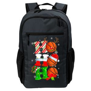 Christmas Funny Ho Ho Ho Basketball Pajama Santa Lover T Daily Commute Backpack