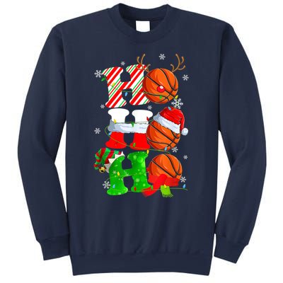 Christmas Funny Ho Ho Ho Basketball Pajama Santa Lover T Sweatshirt