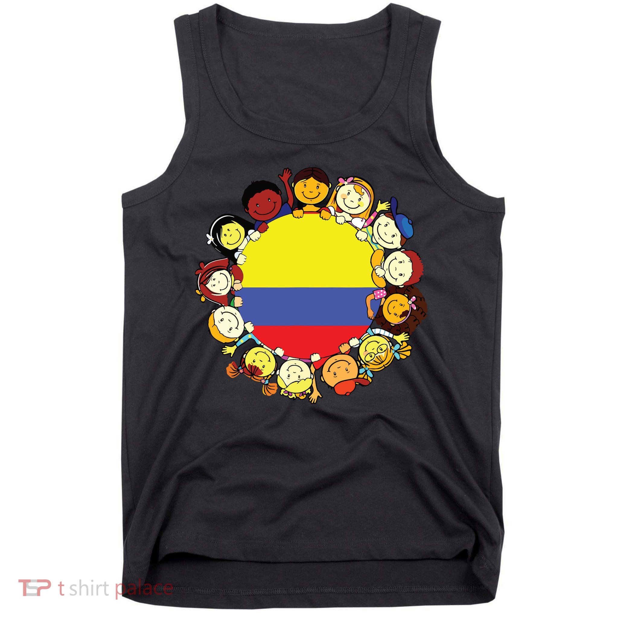 Colombia Flag Hispanic Heritage Month Colombian Tank Top