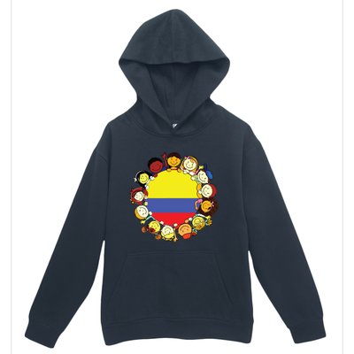 Colombia Flag Hispanic Heritage Month Colombian Urban Pullover Hoodie