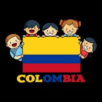 Colombia Flag Hispanic Heritage Month Colombian Flatbill Hat