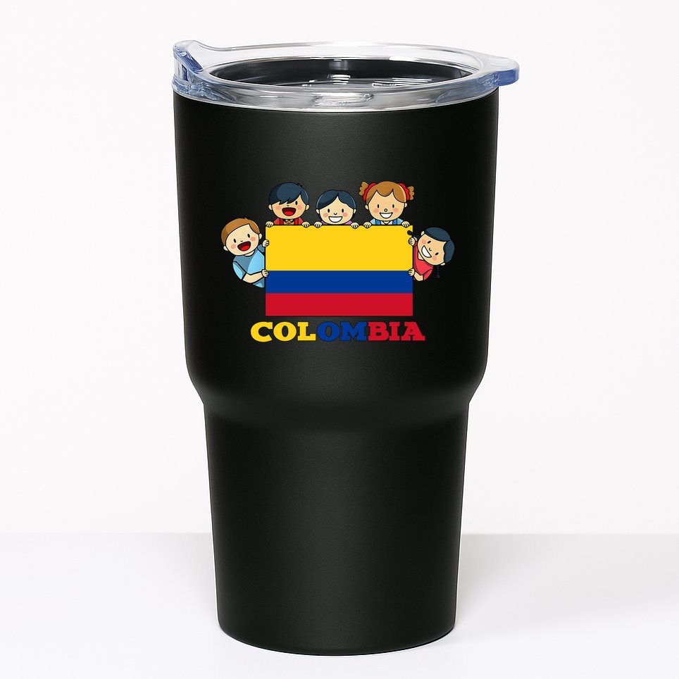 Colombia Flag Hispanic Heritage Month Colombian Tumbler