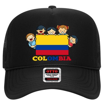 Colombia Flag Hispanic Heritage Month Colombian Trucker Hat