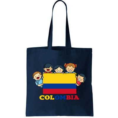 Colombia Flag Hispanic Heritage Month Colombian Tote Bag