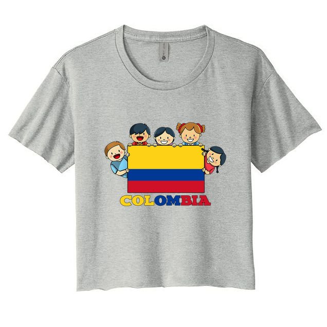 Colombia Flag Hispanic Heritage Month Colombian Crop Top