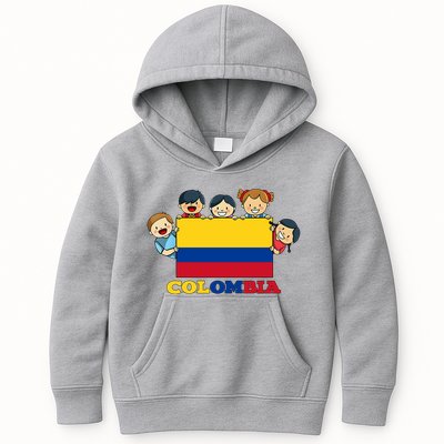 Colombia Flag Hispanic Heritage Month Colombian Kids Hoodie