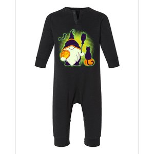 Cute Funny Halloween Gnome Infant Fleece One Piece