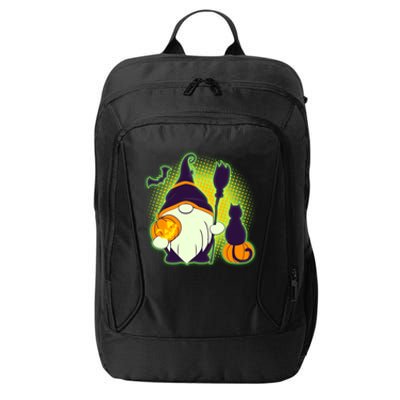 Cute Funny Halloween Gnome City Backpack