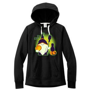 Cute Funny Halloween Gnome Women's Fleece Hoodie