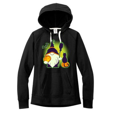 Cute Funny Halloween Gnome Women's Fleece Hoodie